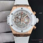 Swiss Replica Hublot Watch Big Bang Unico King Chronograph 45.5mm Watch Rose Gold and Ceramic